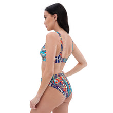 Abstract Recycled high-waisted bikini (Limited Edition)