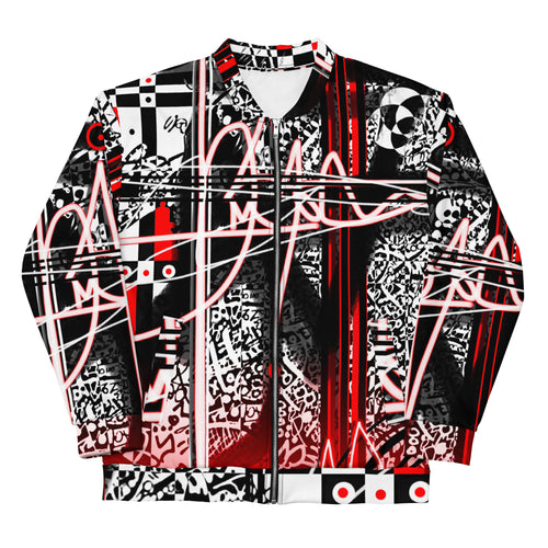 Abstract Unisex Bomber Jacket