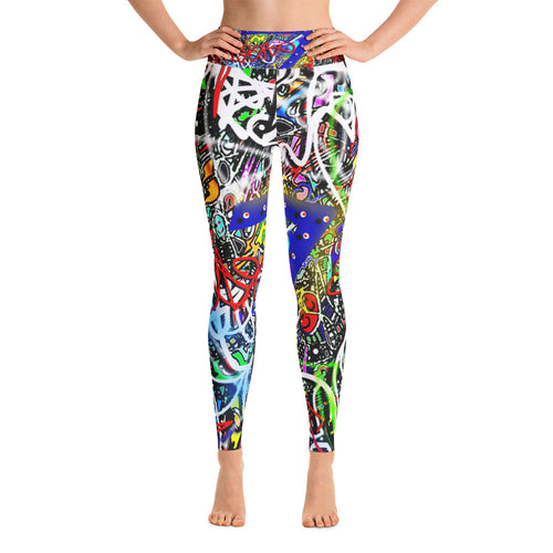 Abstract Yoga Leggings